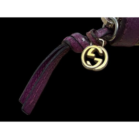 GUCCI GG Supreme Canvas Zip-Around Women's Wallet โ Pink Leather Trim | COA - Picture 6 of 15